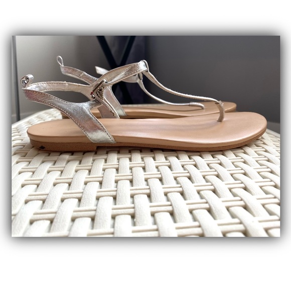 ALDO Sandals 7.5 Silver Sandals Silver Shoes - Picture 6 of 13